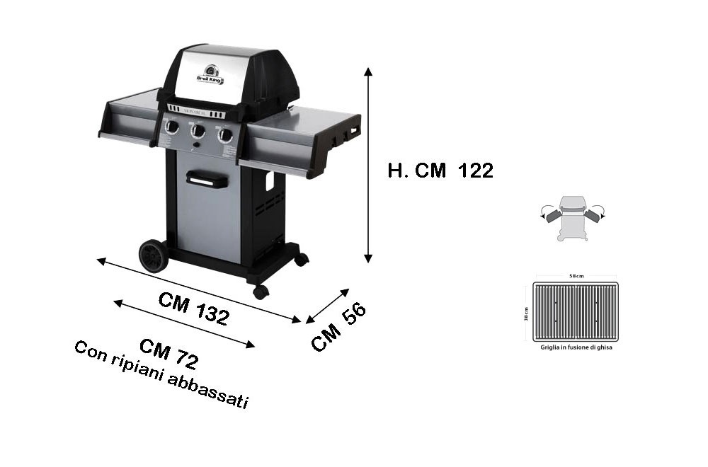 Barbecue a gas Monarch 340 Broil King - immagine 6