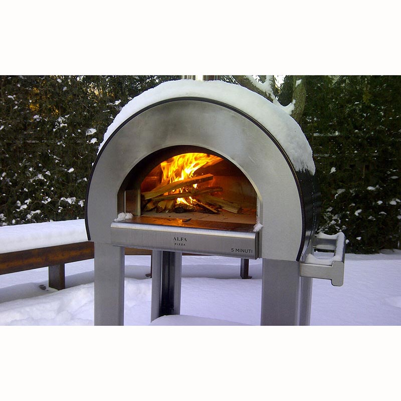 Forno a legna per pizza 5 minuti Alfa forni - Centro Camini