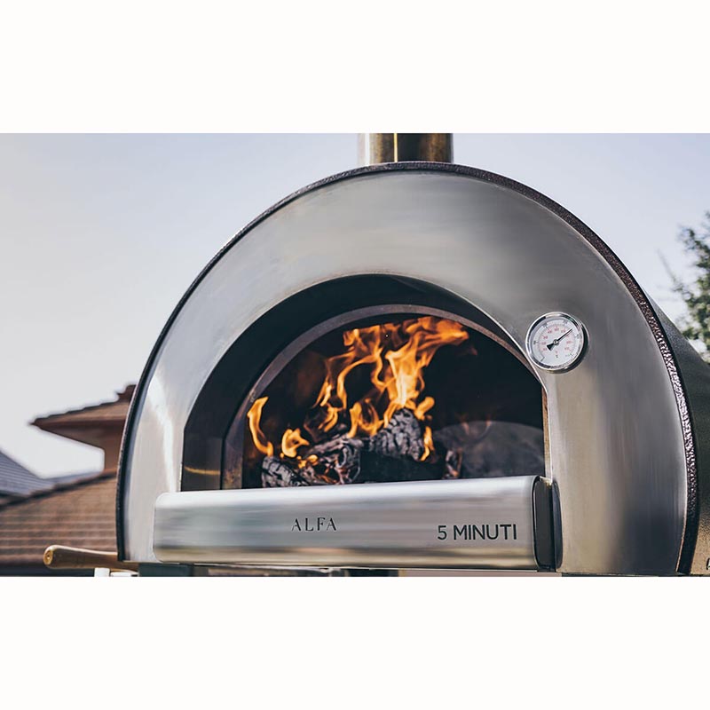 Forno a legna per pizza 5 minuti Alfa forni - Centro Camini