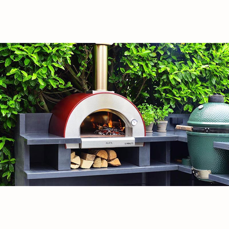 Forno a legna per pizza 5 minuti Alfa forni - Centro Camini