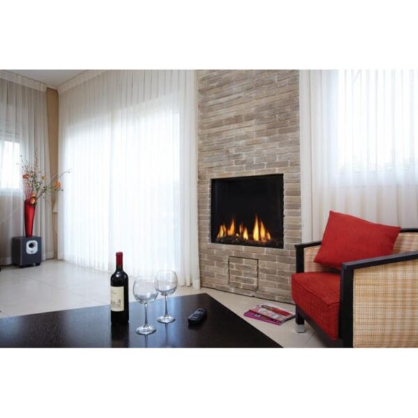 Camino a gas a flusso bilanciato Linea 75x65 British Fires Centro camini