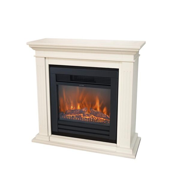 Camino elettrico completo Cadiz British Fires con cornice MDF