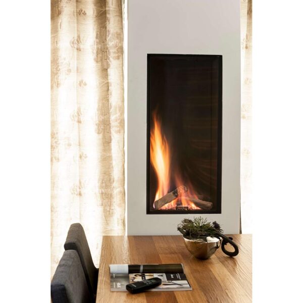 Camino a gas a flusso bilanciato Linea 40×90 British Fires