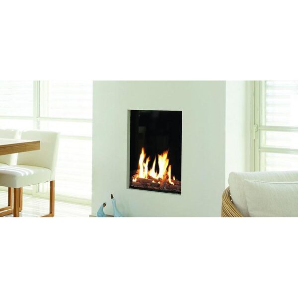 Camino a gas a flusso bilanciato Linea 60×80 British Fires