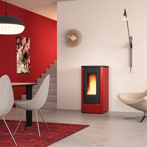 Stufa a pellet ventilata Dahiana La Nordica AVORIO