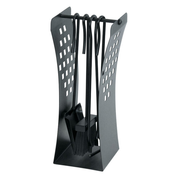porta-attrezzi con 4 accessori Serie Nero Comex Production