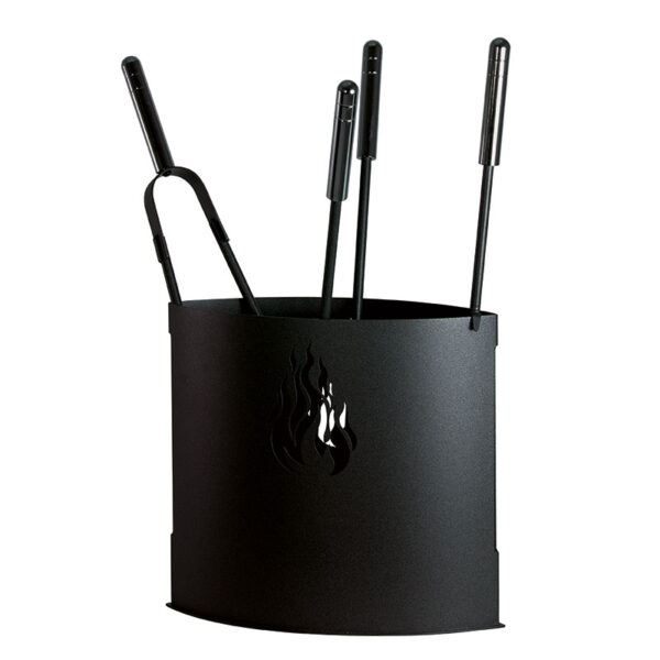 Porta-attrezzi con 4 accessori Serie Nero Comex Production 2