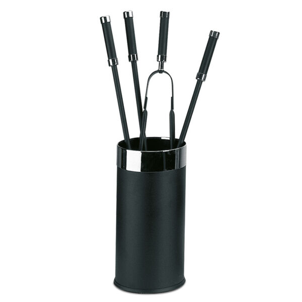 Porta-attrezzi con 4 accessori Serie Nero Comex Production.