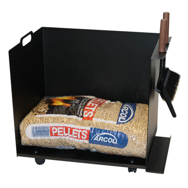 carrello porta sacchi pellet serie nero comex production