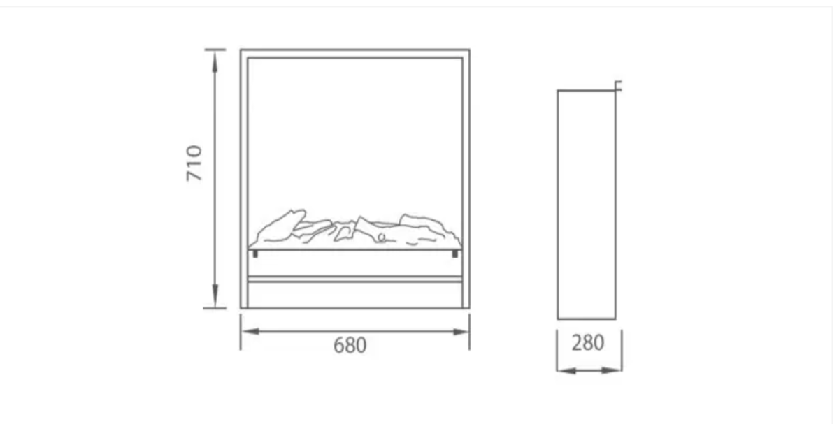 dimensioni box da incasso MF600