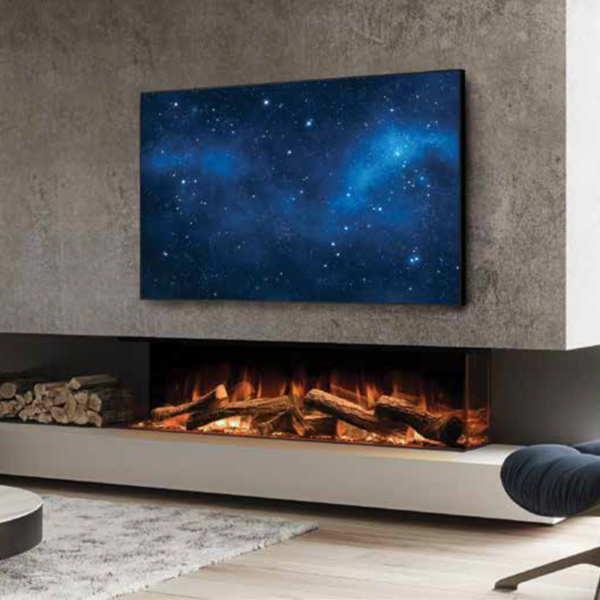 Camino elettrico Ultra HD E1500 PLUS British Fires