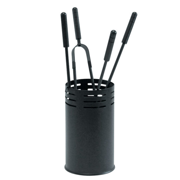 porta-attrezzi, 4 accessori, Serie Nero, Comex