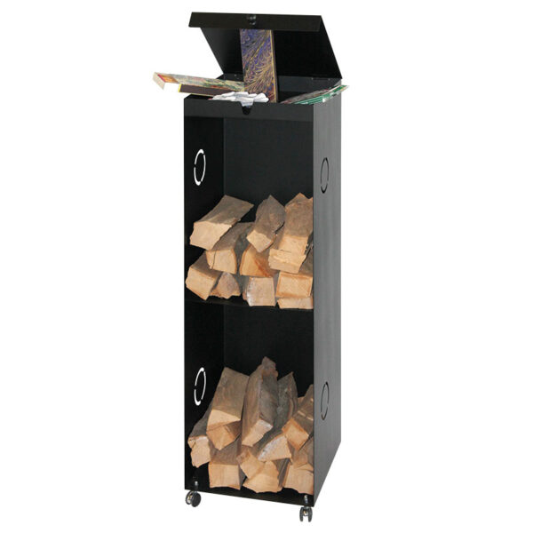 porta legna serie nero comex production