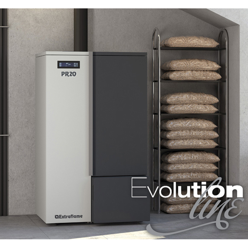 Caldaia a pellet con estrattore cenere PR30 La Nordica