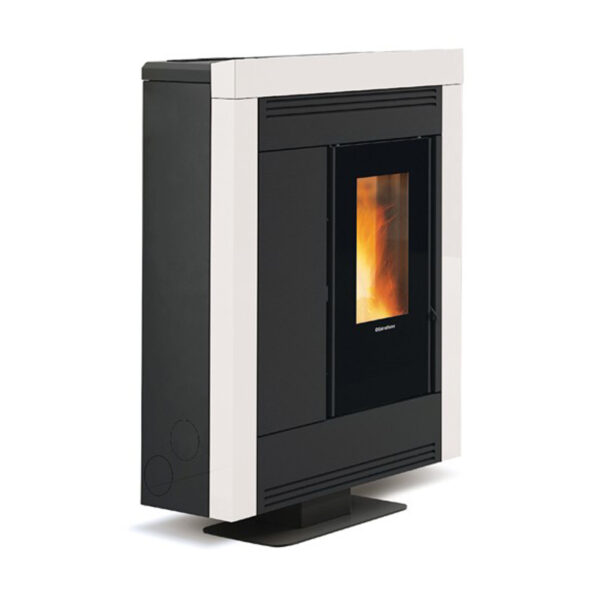 Stufa a pellet canalizzata, slim Souvenir Steel evo La Nordica