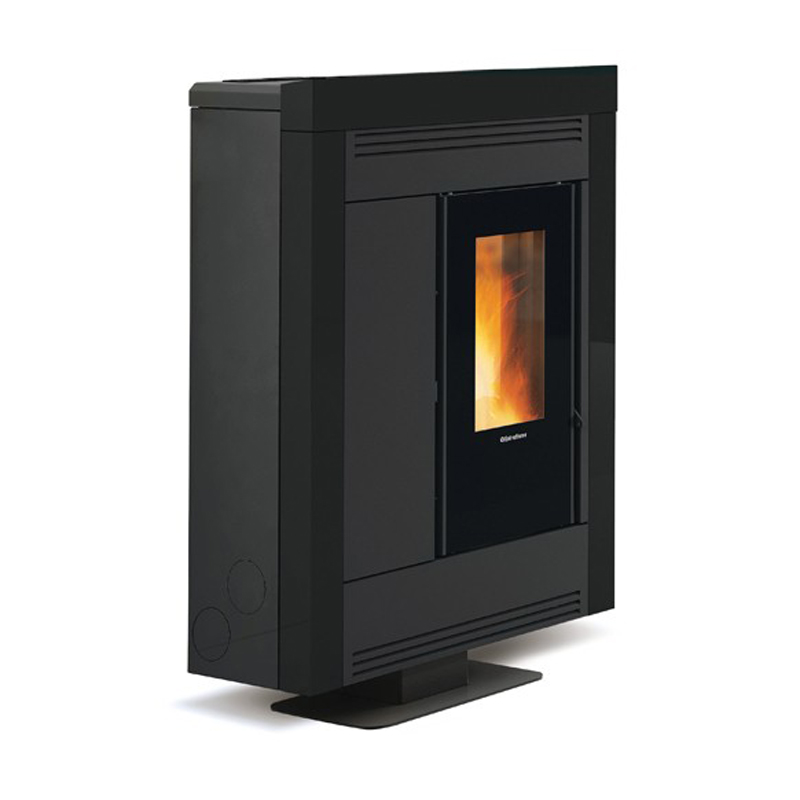 Stufa a pellet canalizzata, slim Souvenir Steel evo La Nordica