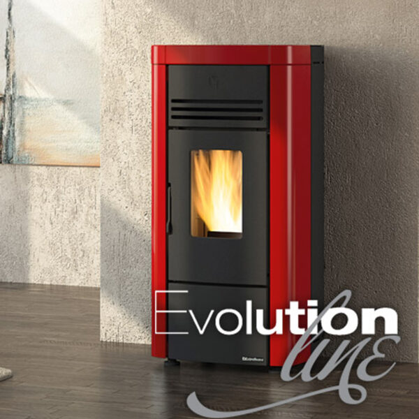 Stufa a pellet ermetica ventilata Angela EVO La Nordica