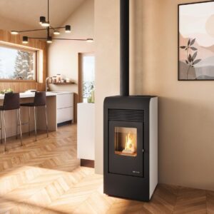 Stufa a pellet ventilata Rita 5 stelle Eva Calor