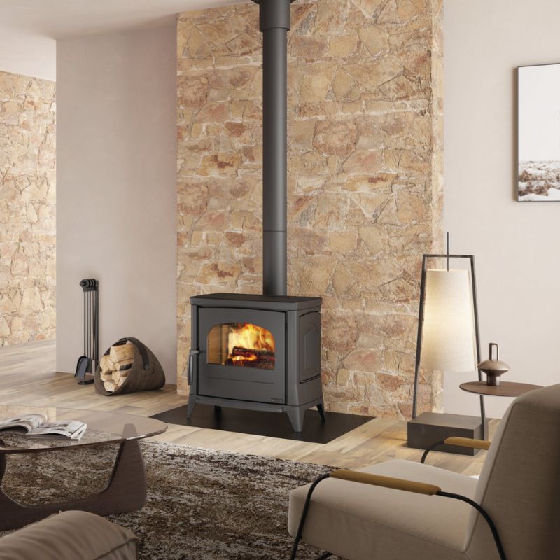 Stufa a legna La Nordica Lavinia EOS in ghisa smaltata