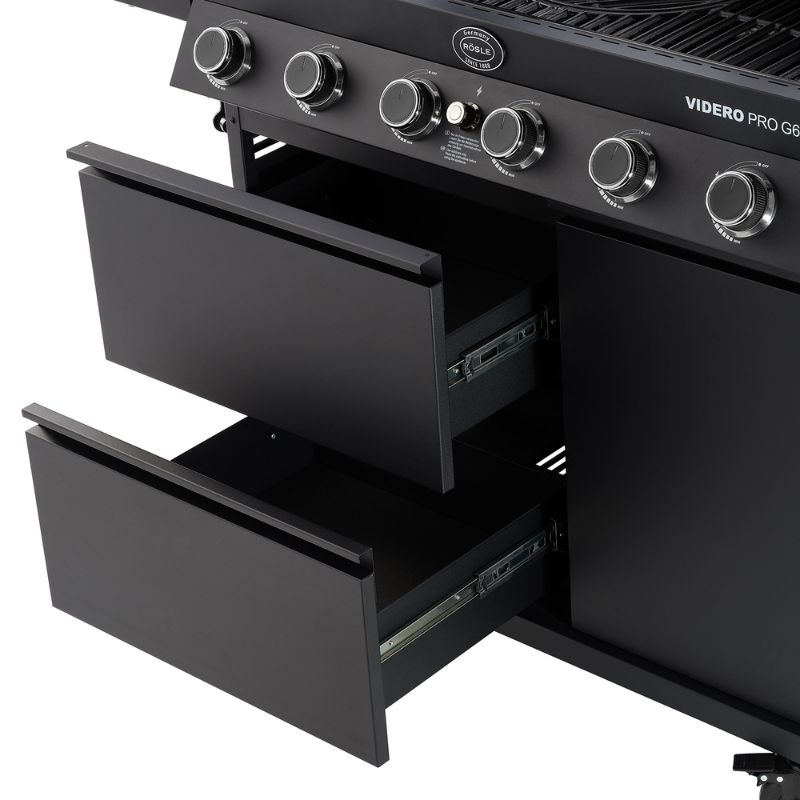 Barbecue a Gas Rösle Videro Pro G6-S Vario+ cassetti