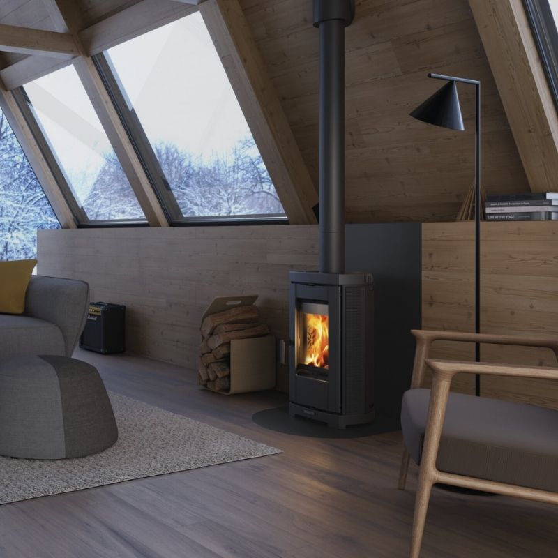 Stufa a legna EMI EOS La Nordica - ambiente