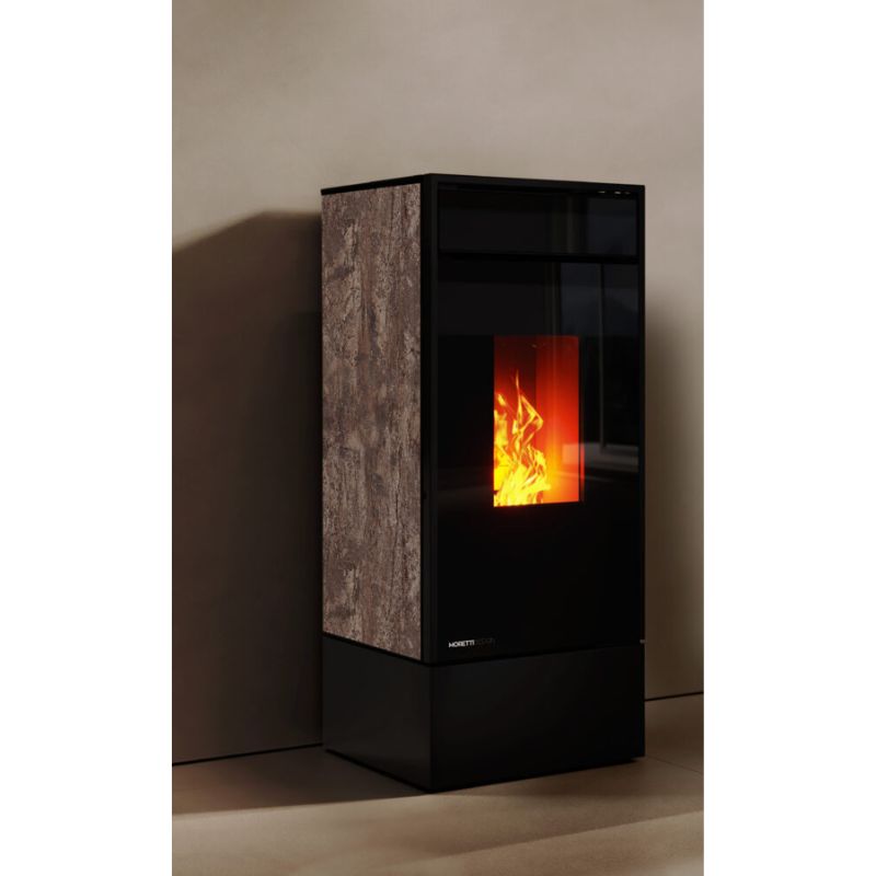 Stufa a pellet Kubic Moretti Design